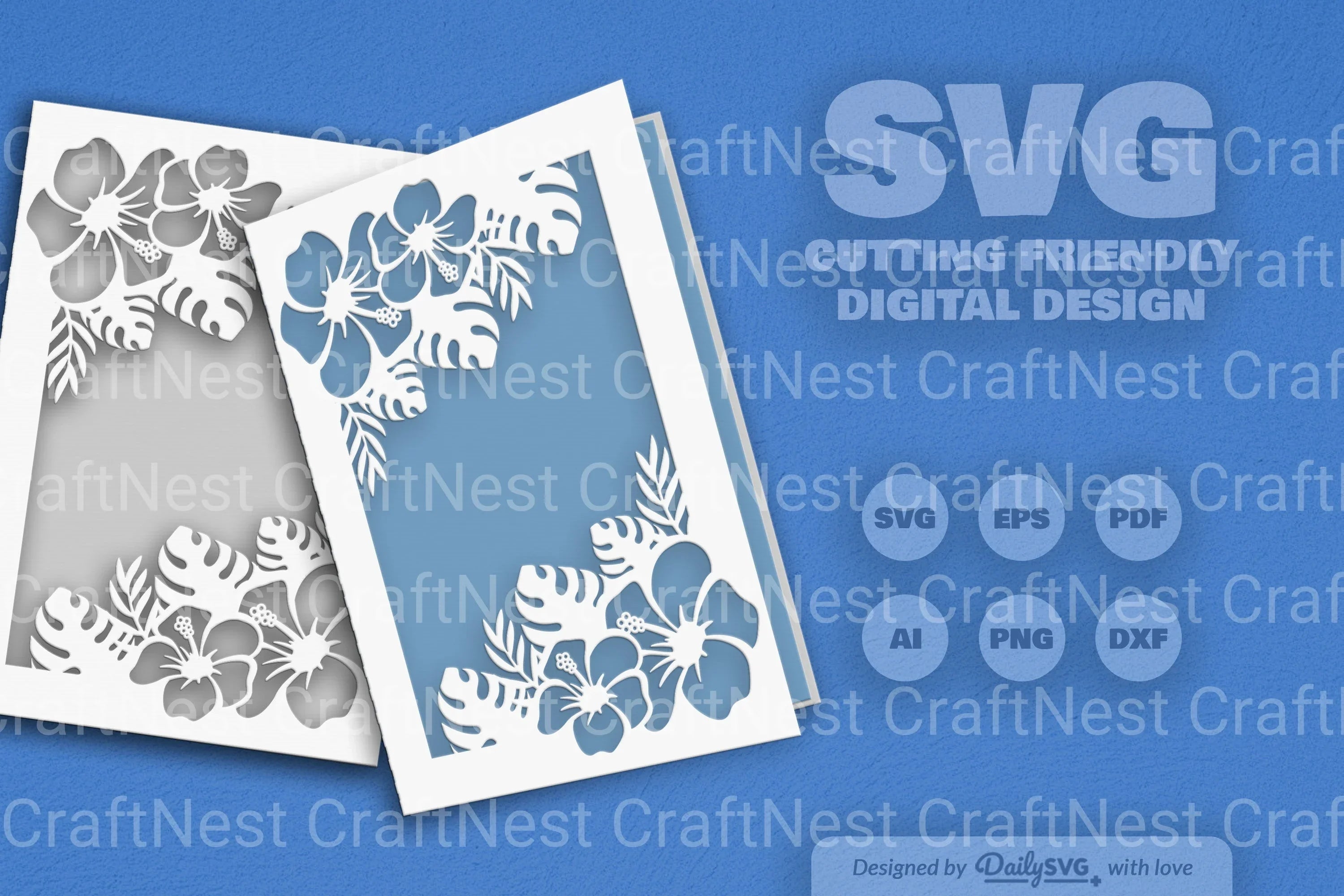 Tropical Floral SVG Bundle for Creative Designs