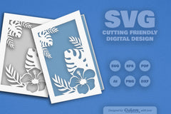 Tropical Floral SVG Bundle 4 - CraftNest - Digital Crafting and Art