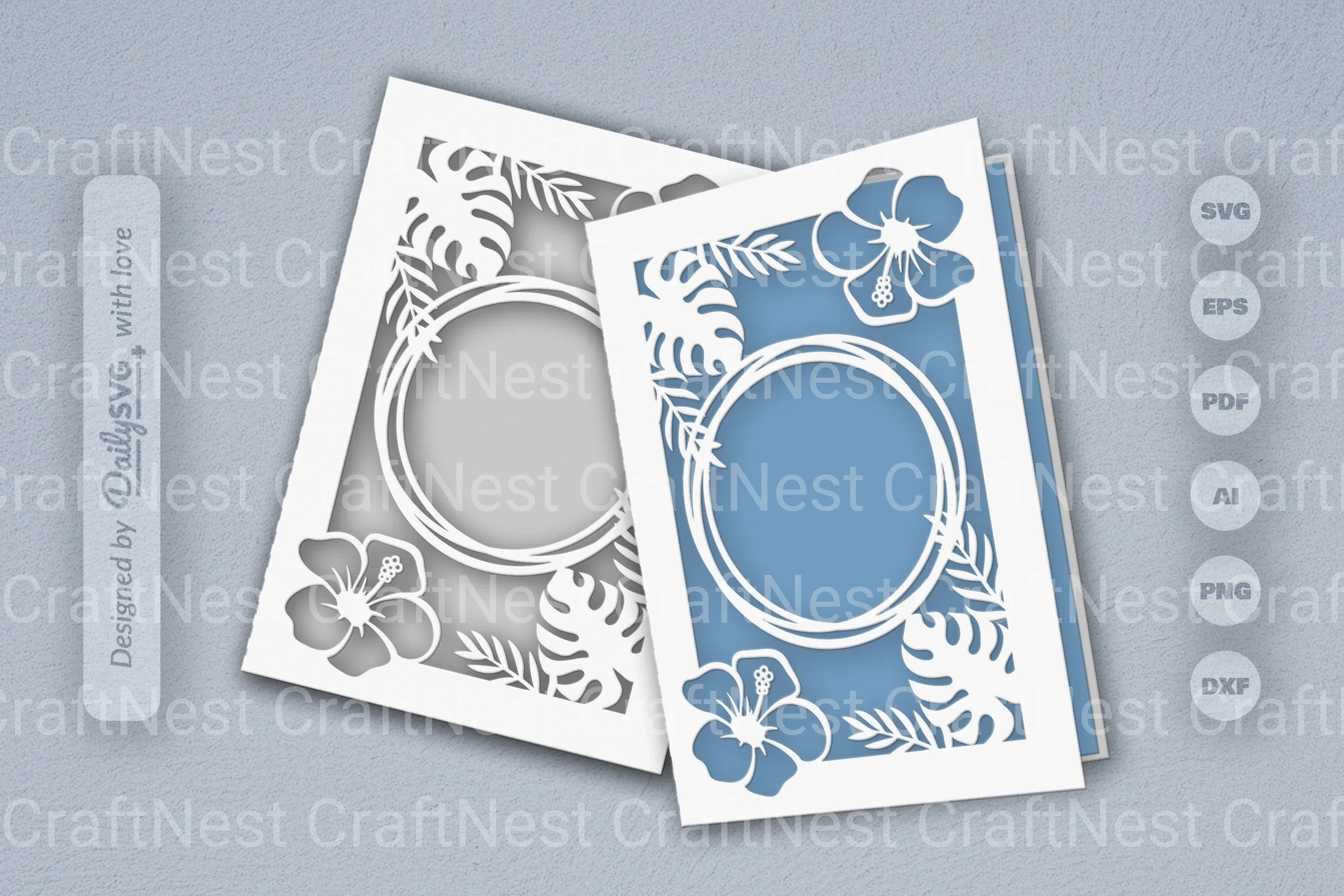 Tropical Floral SVG Bundle