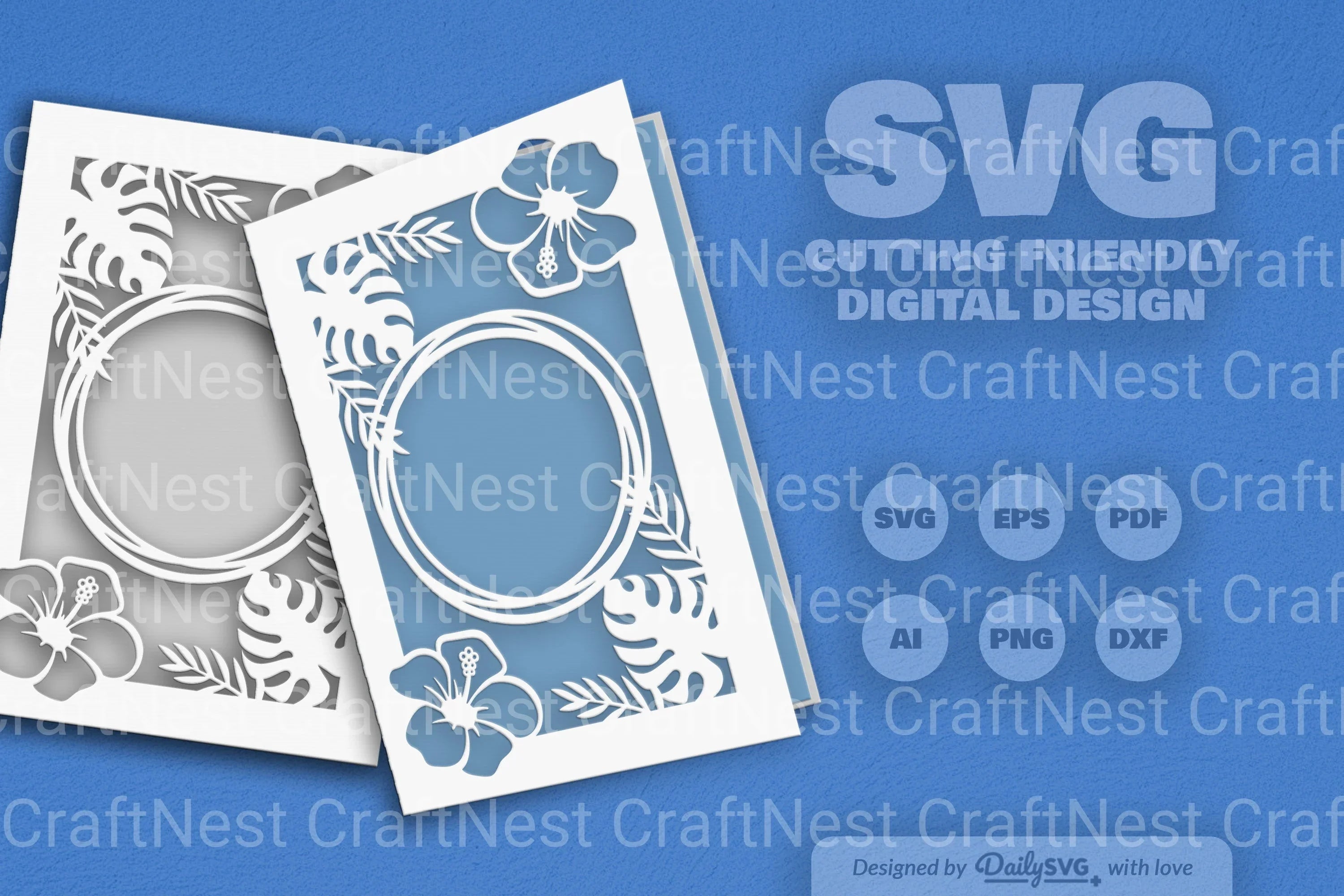 Tropical Floral SVG Bundle