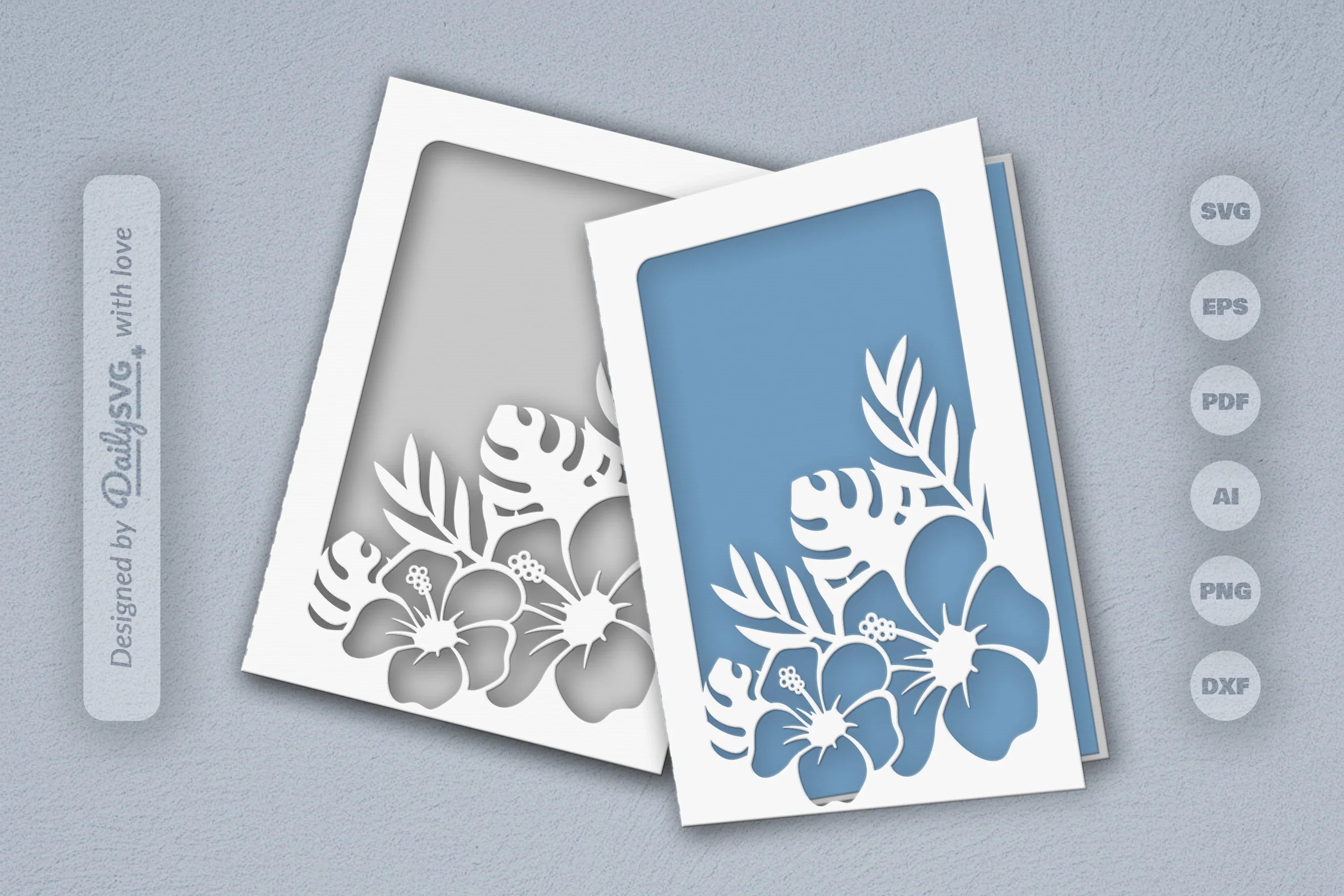Tropical Floral SVG Bundle for Creative Designs - CraftNest - Digital Crafting and Art