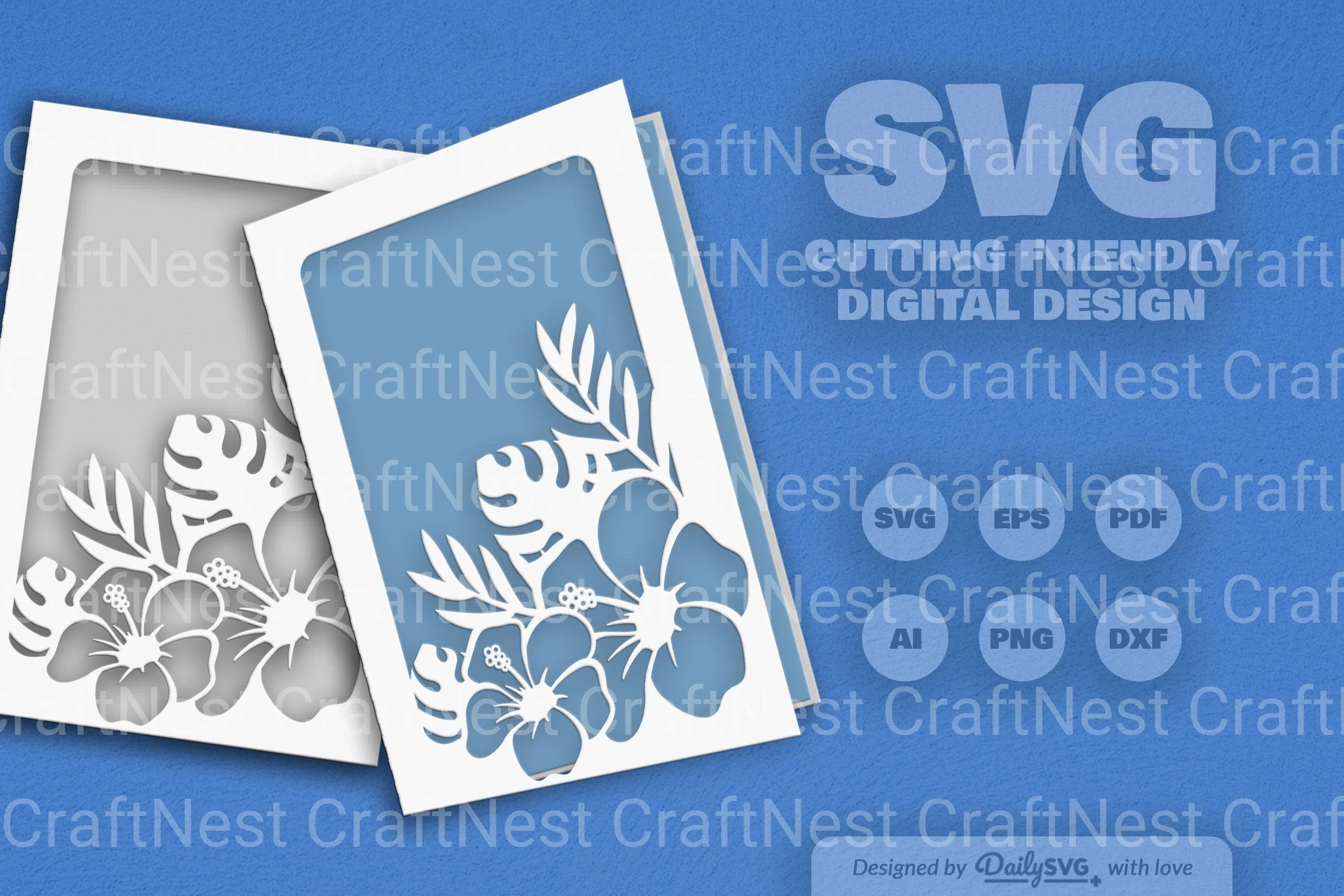 Tropical Floral SVG Bundle for Creative Designs