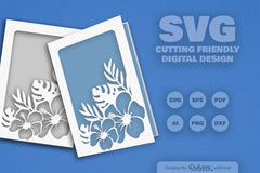 Tropical Floral SVG Bundle for Creative Designs - CraftNest - Digital Crafting and Art