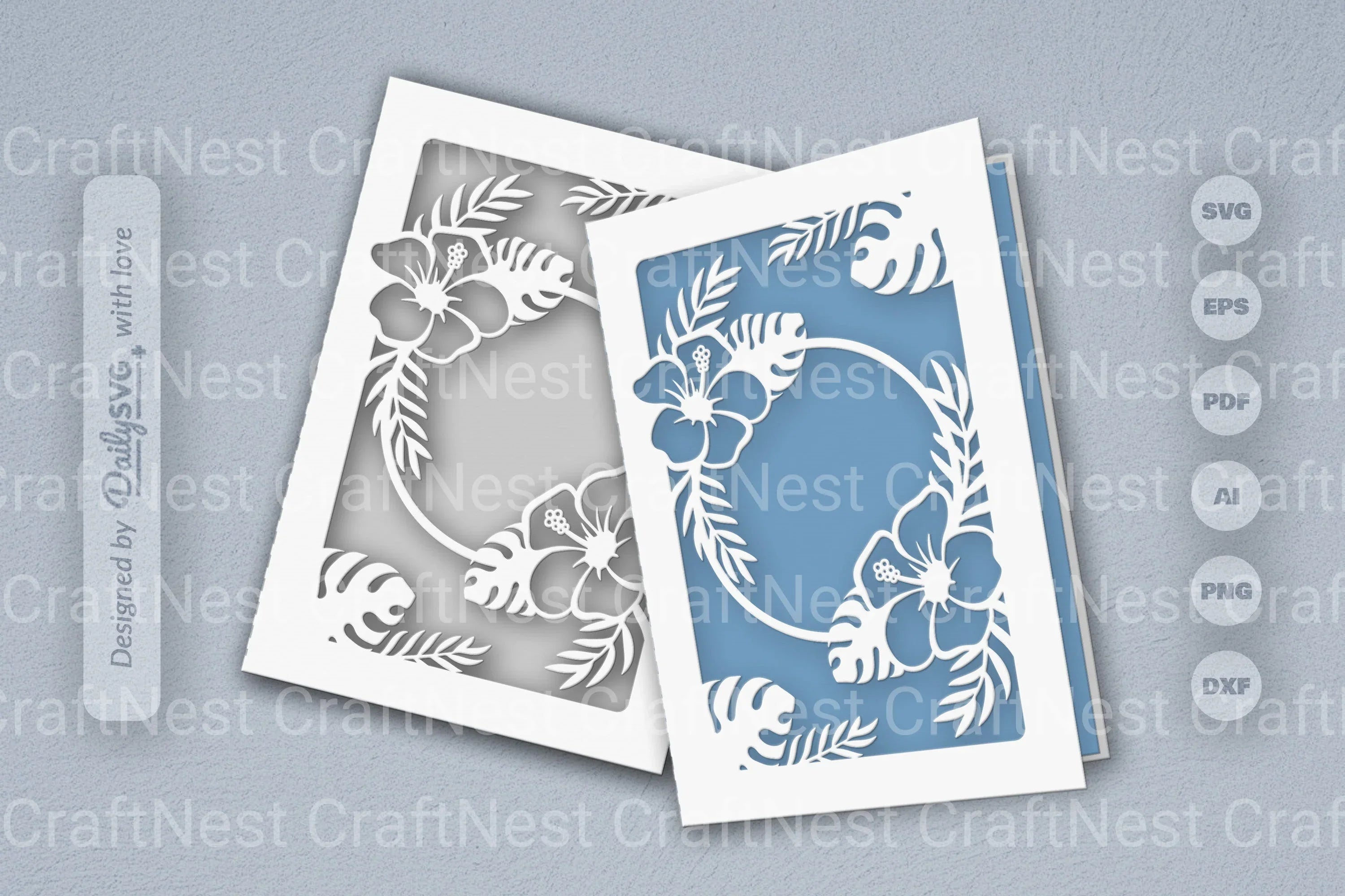 Tropical Floral SVG Bundle