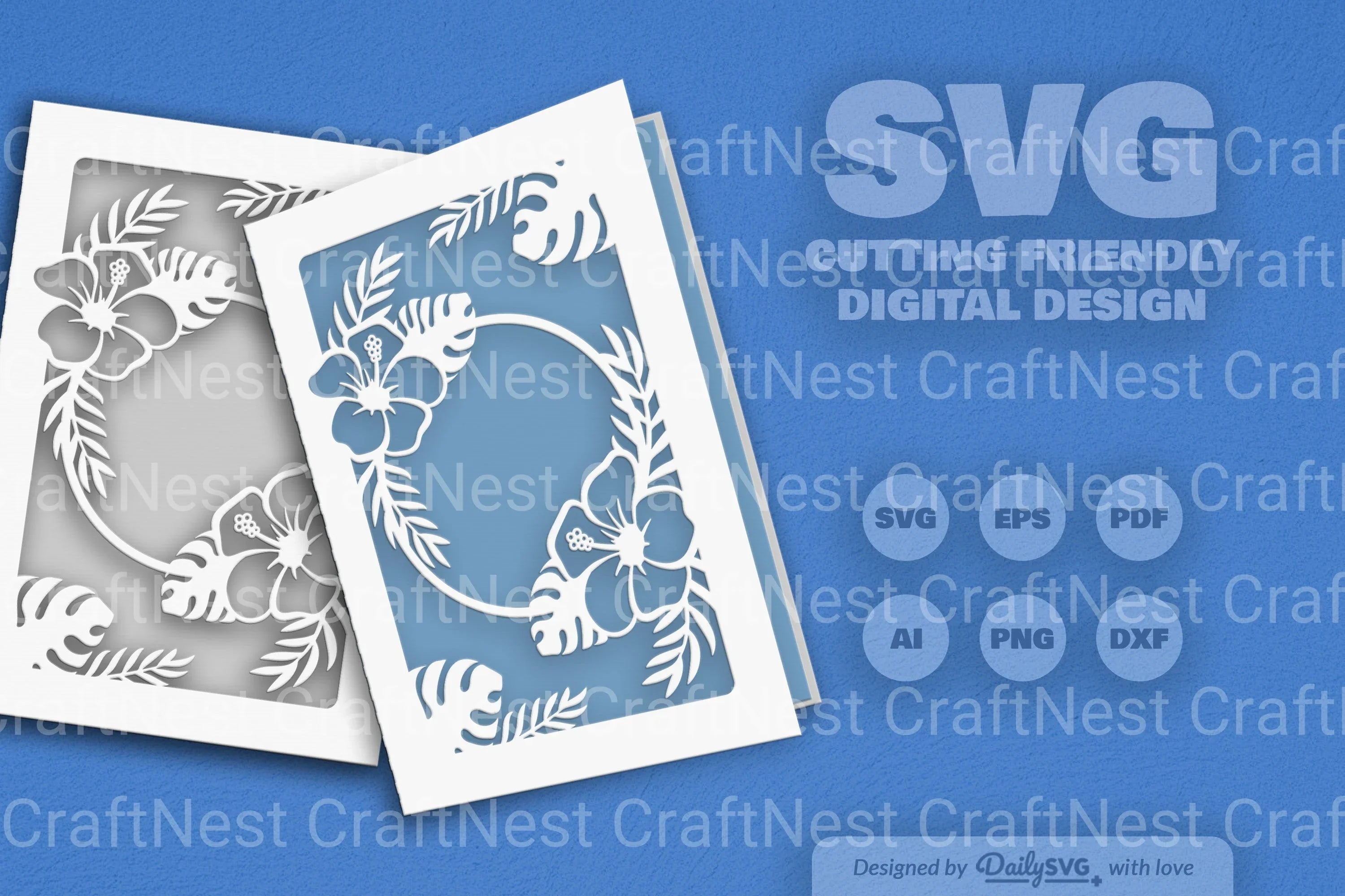 Tropical Floral SVG Bundle