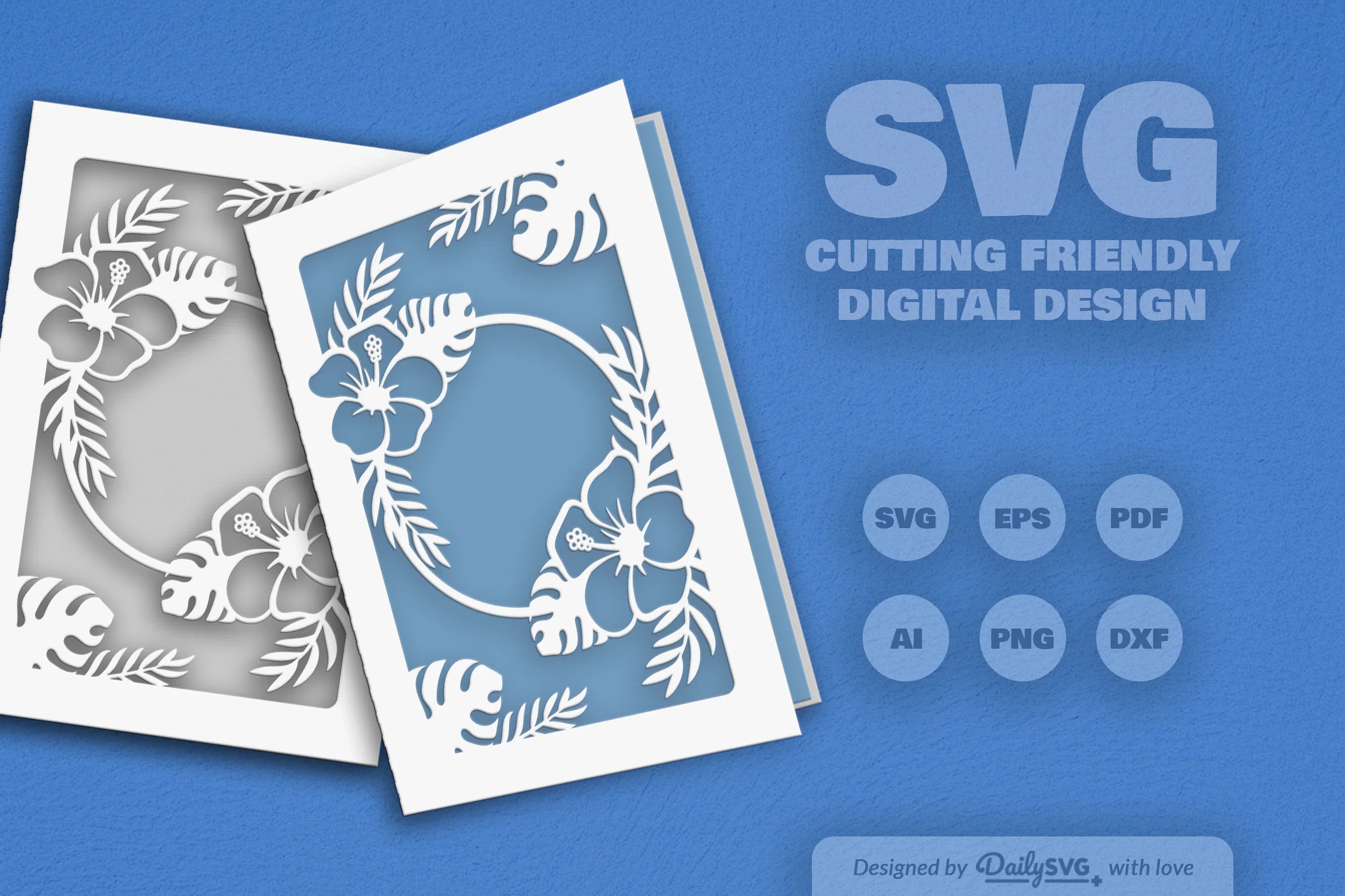 Tropical Floral SVG Bundle - CraftNest - Digital Crafting and Art