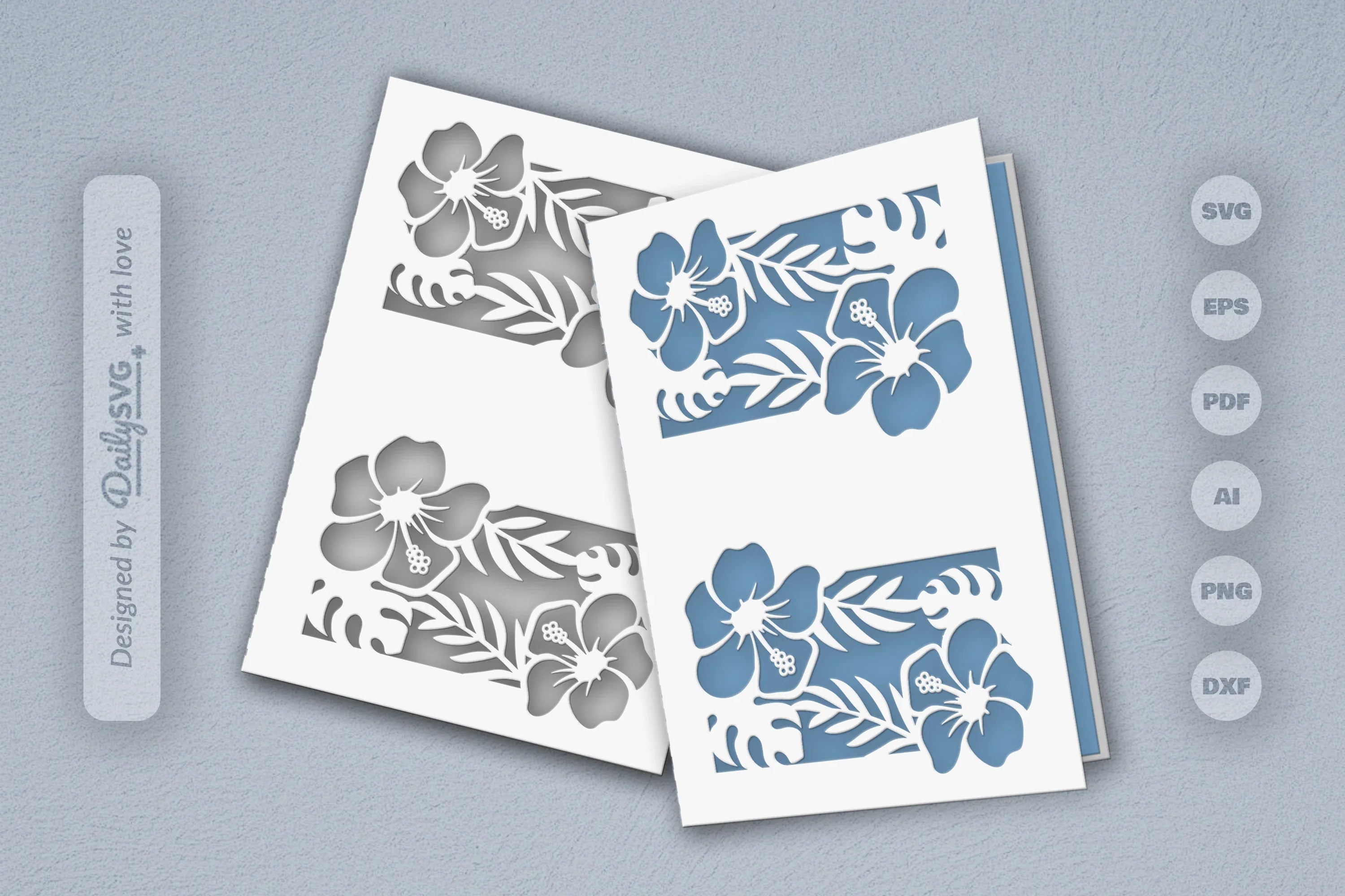 Tropical Floral SVG Bundle 5 - CraftNest - Digital Crafting and Art