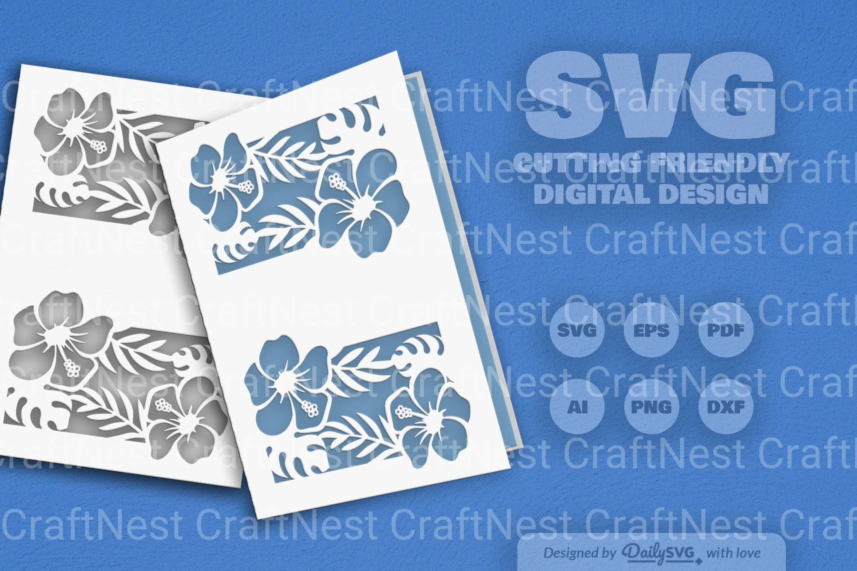 Tropical Floral SVG Bundle