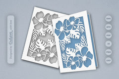Tropical Floral SVG Bundle for Creative Designs 3 - CraftNest - Digital Crafting and Art
