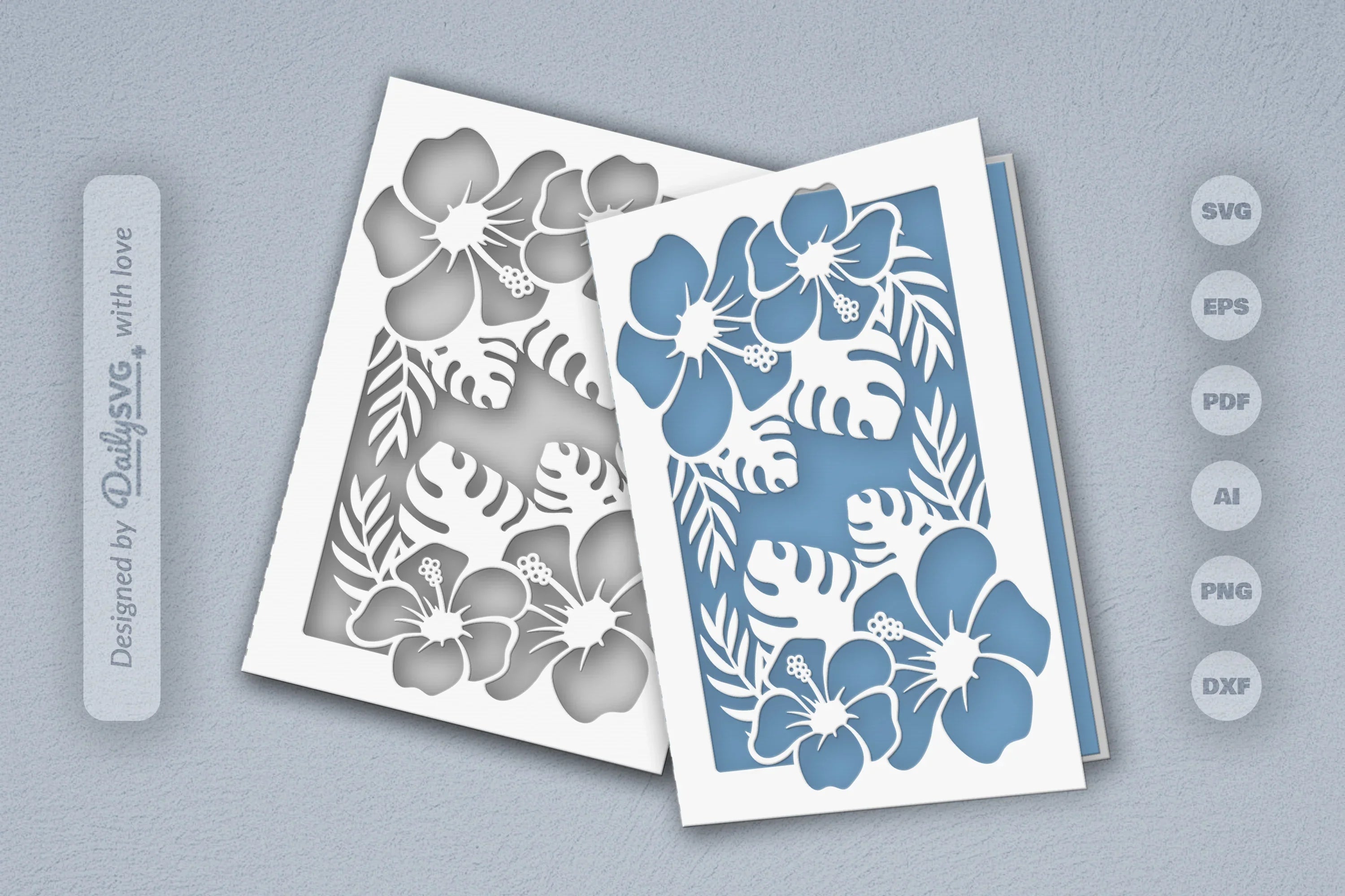 Tropical Floral SVG Bundle for Creative Designs 3 - CraftNest - Digital Crafting and Art