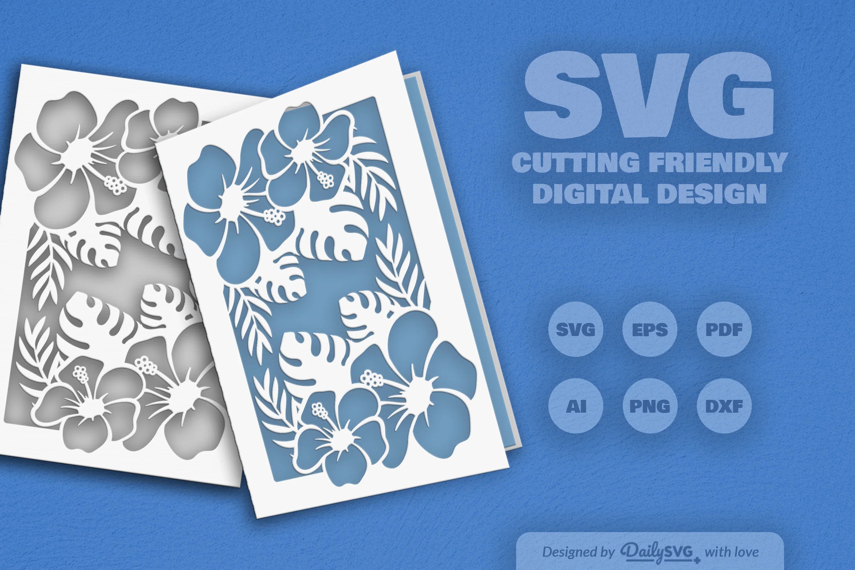 Tropical Floral SVG Bundle for Creative Designs 3 - CraftNest - Digital Crafting and Art