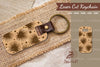 Tropical Leaves Laser Cut Keychain Design Bundle