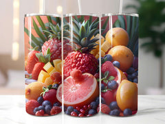 Tropical Fruit 4 Tumbler Wrap - CraftNest - Digital Crafting and Art