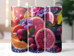 Tropical Fruit 4 Tumbler Wrap - CraftNest - Digital Crafting and Art