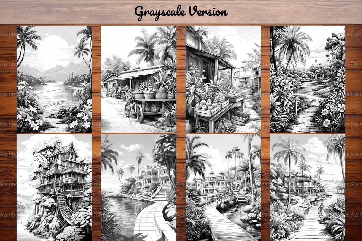 Tropical Spring Coloring Books - CraftNest