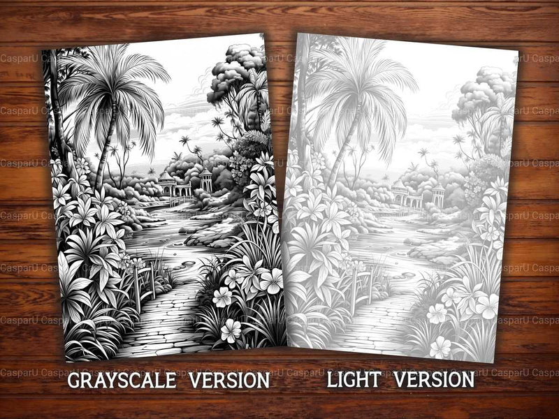 Tropical Spring Coloring Books - CraftNest