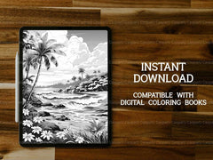 Tropical Spring Coloring Books - CraftNest