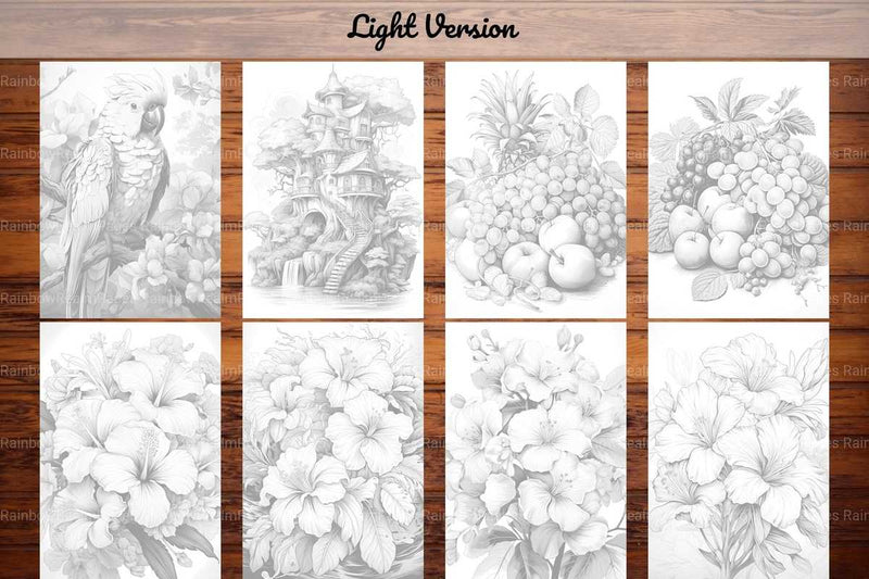 Tropical Spring Coloring Books - CraftNest
