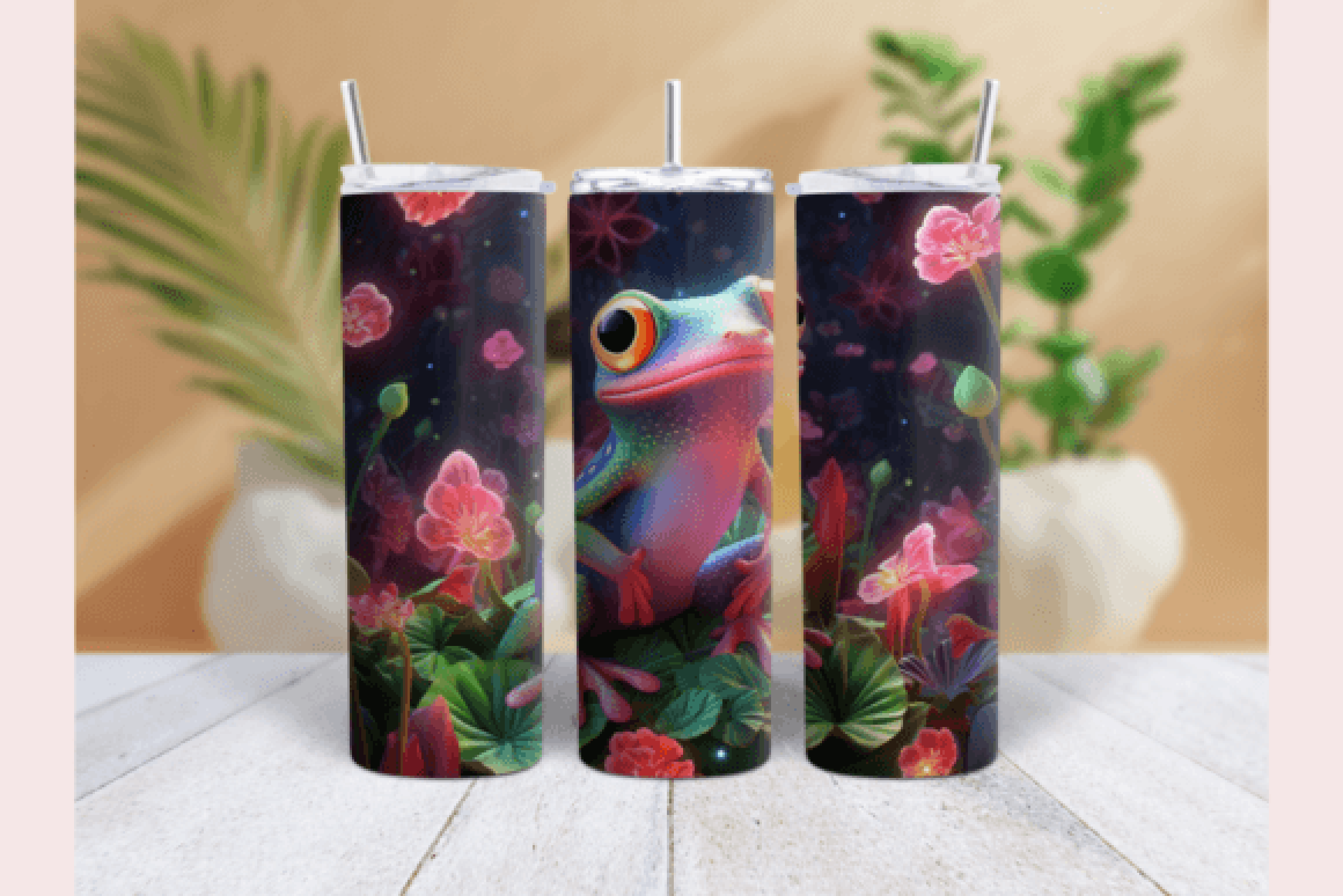 Valentine Tree Frog Tumbler Wrap Bundle
