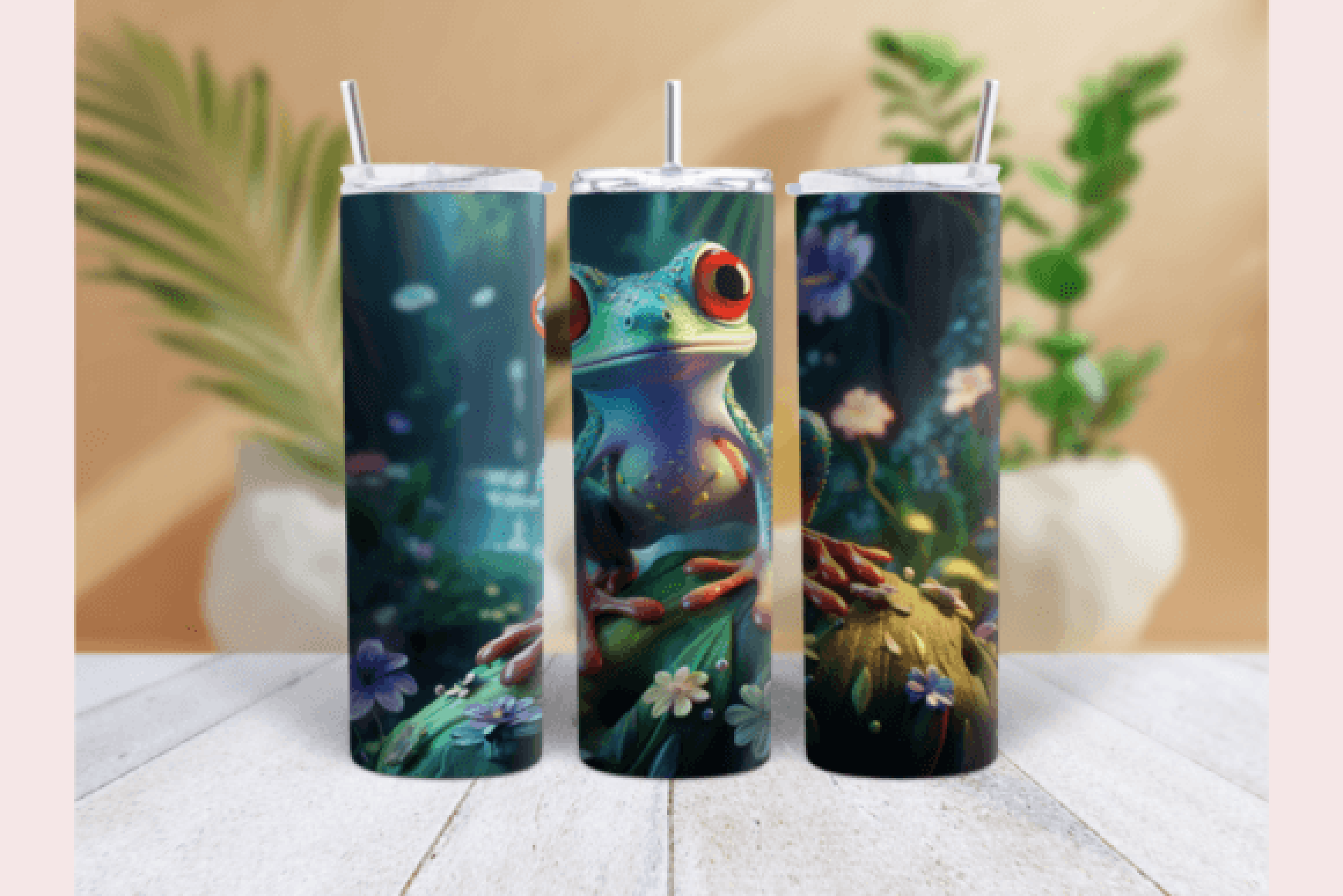Valentine Tree Frog Tumbler Wrap Bundle