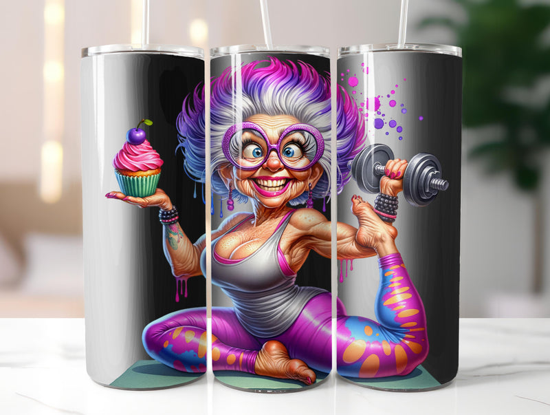 Funny Old Ladies Tumbler Wrap - CraftNest - Digital Crafting and Art