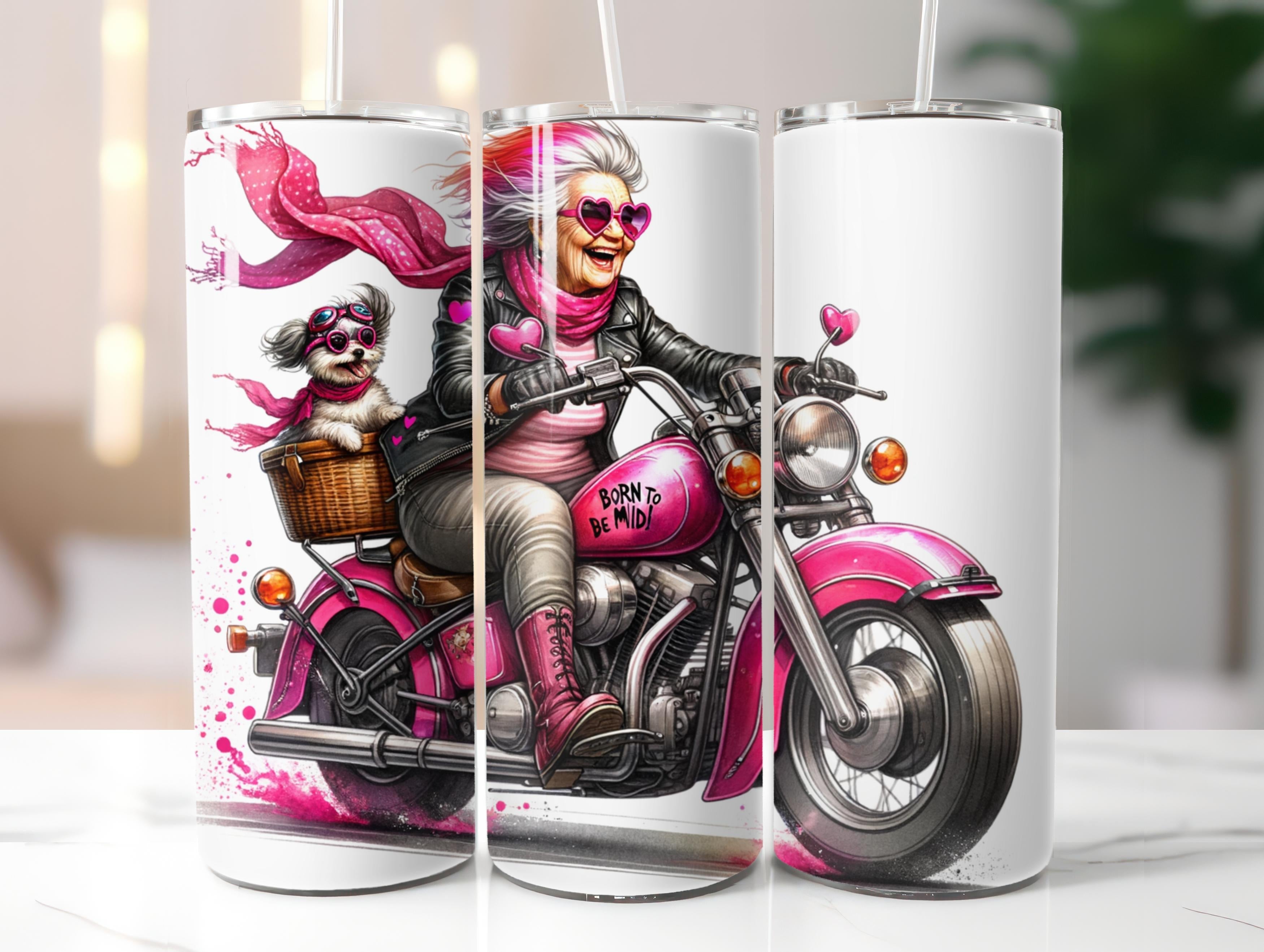 Funny Old Ladies Tumbler Wrap - CraftNest - Digital Crafting and Art