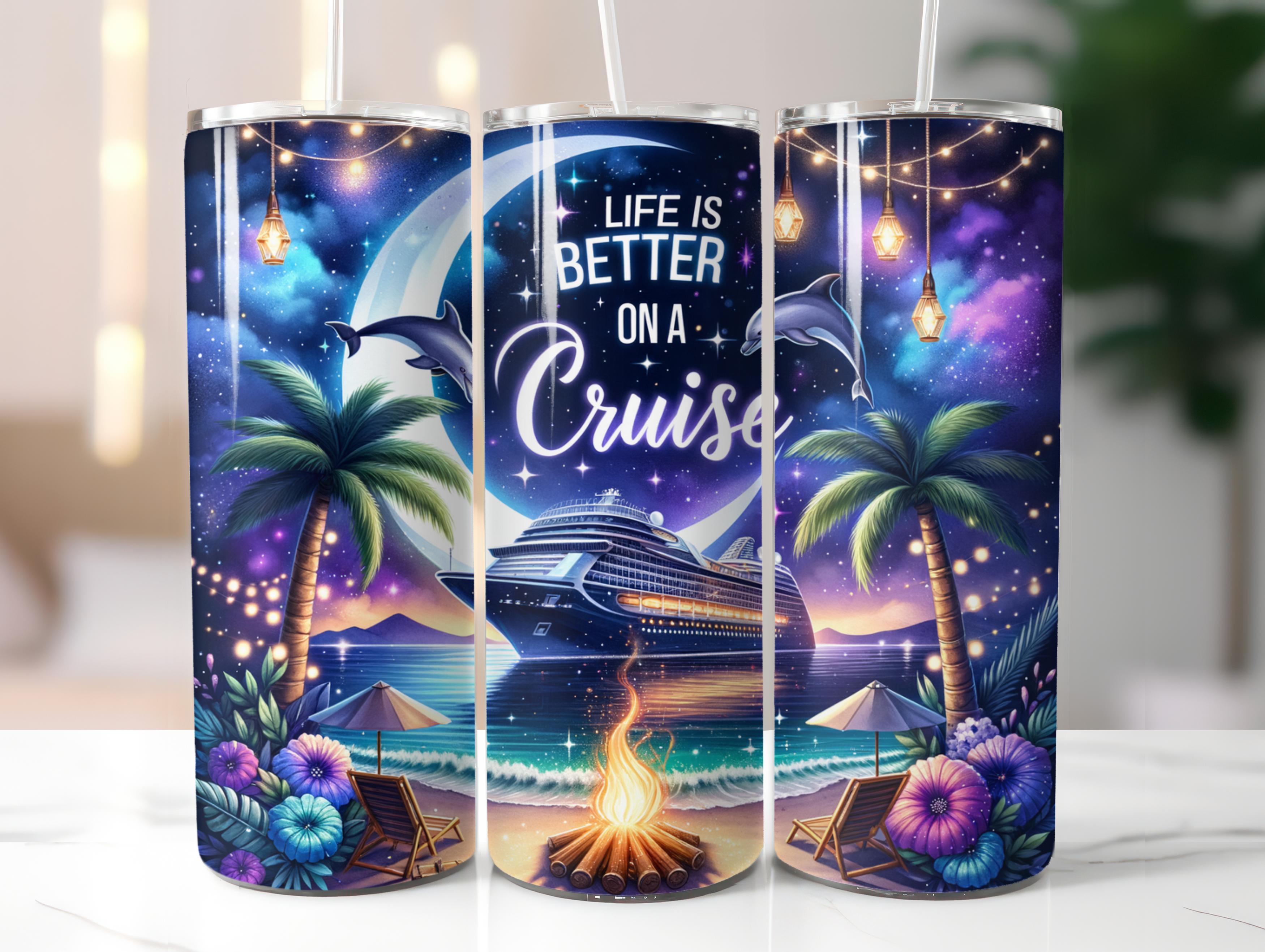 Cruise Tumbler Wrap - CraftNest - Digital Crafting and Art