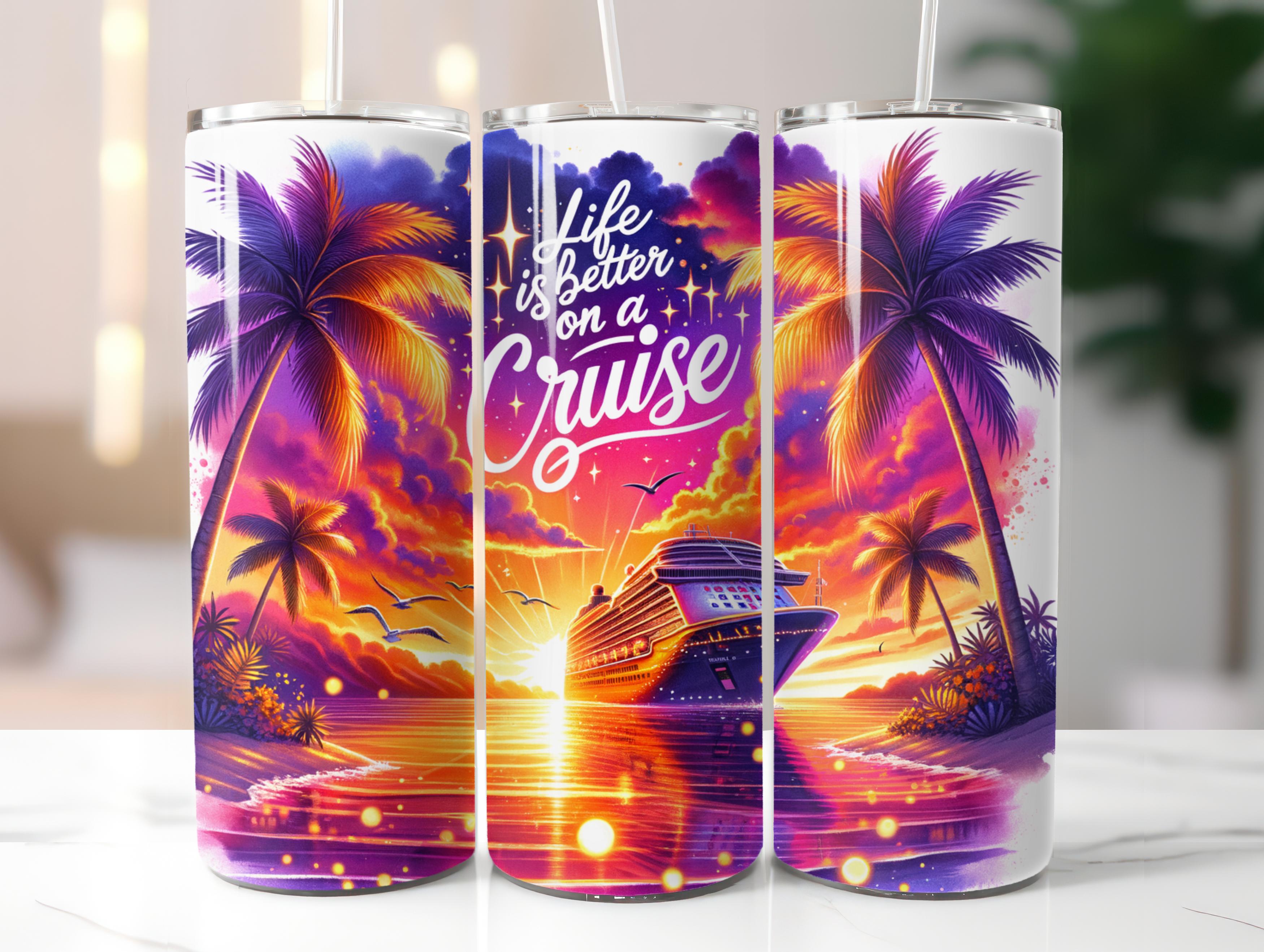 Cruise Tumbler Wrap - CraftNest - Digital Crafting and Art