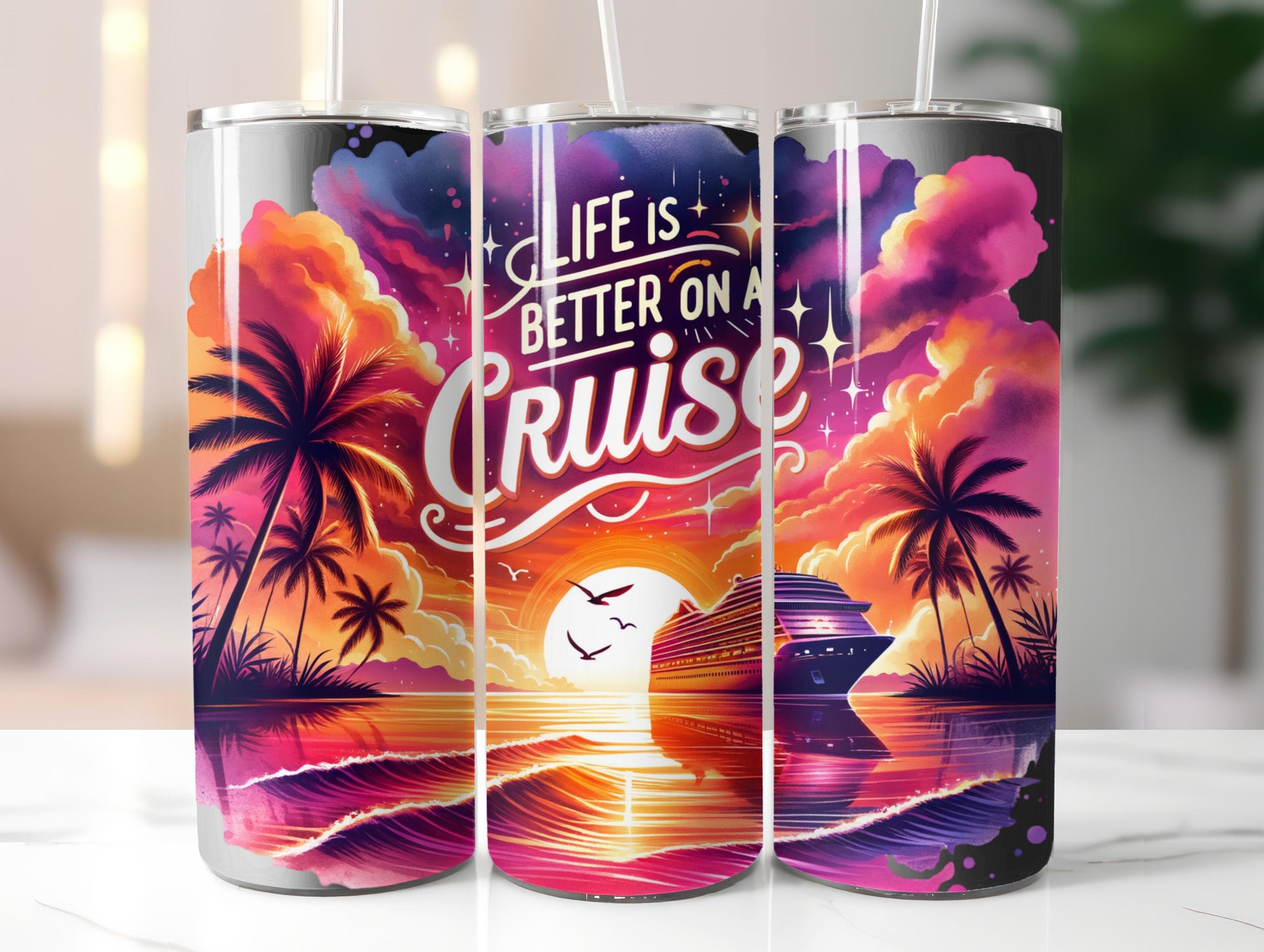 Cruise Tumbler Wrap - CraftNest - Digital Crafting and Art