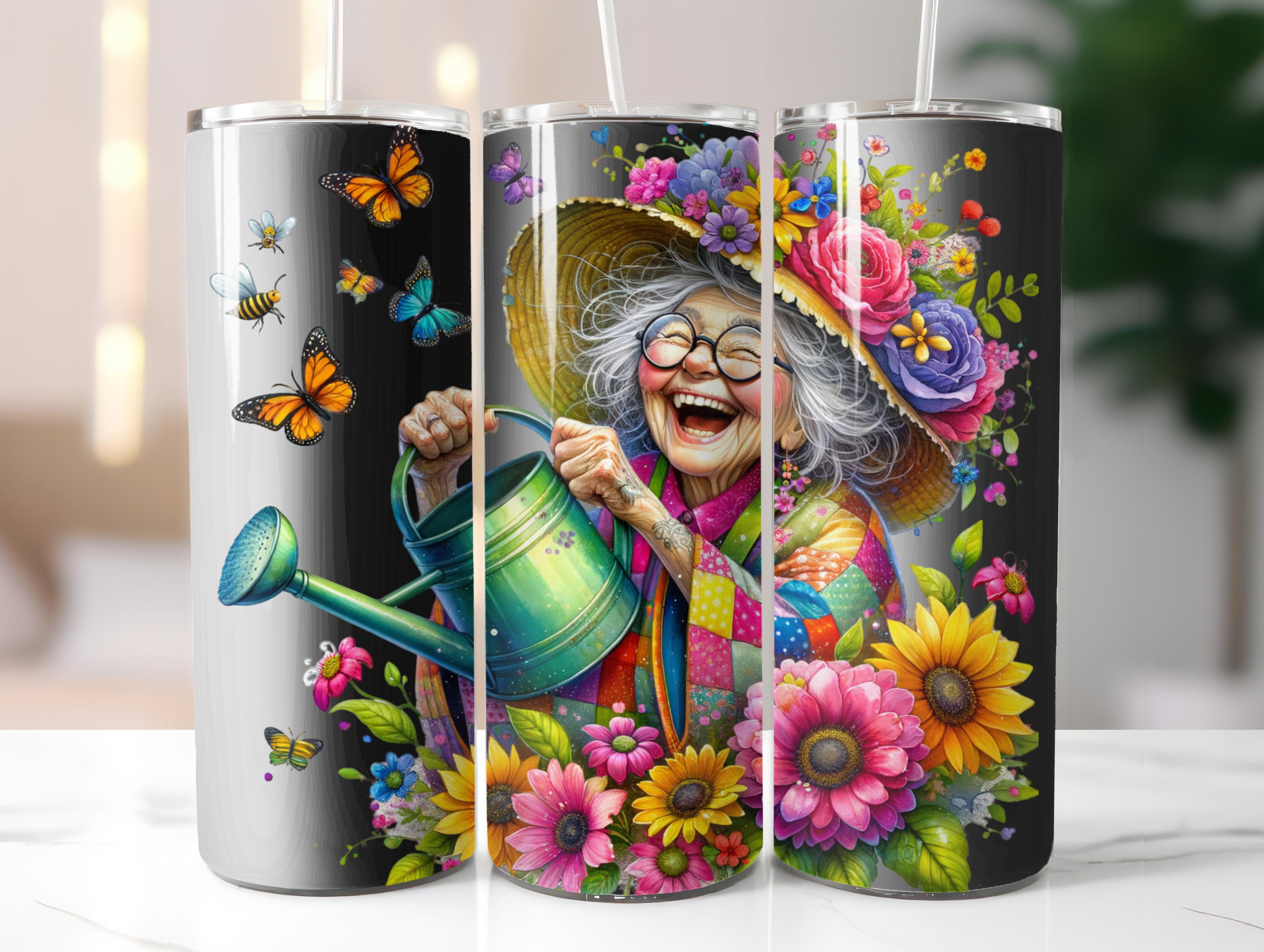 Funny Old Ladies Tumbler Wrap - CraftNest - Digital Crafting and Art