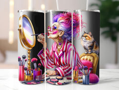 Funny Old Ladies Tumbler Wrap - CraftNest - Digital Crafting and Art