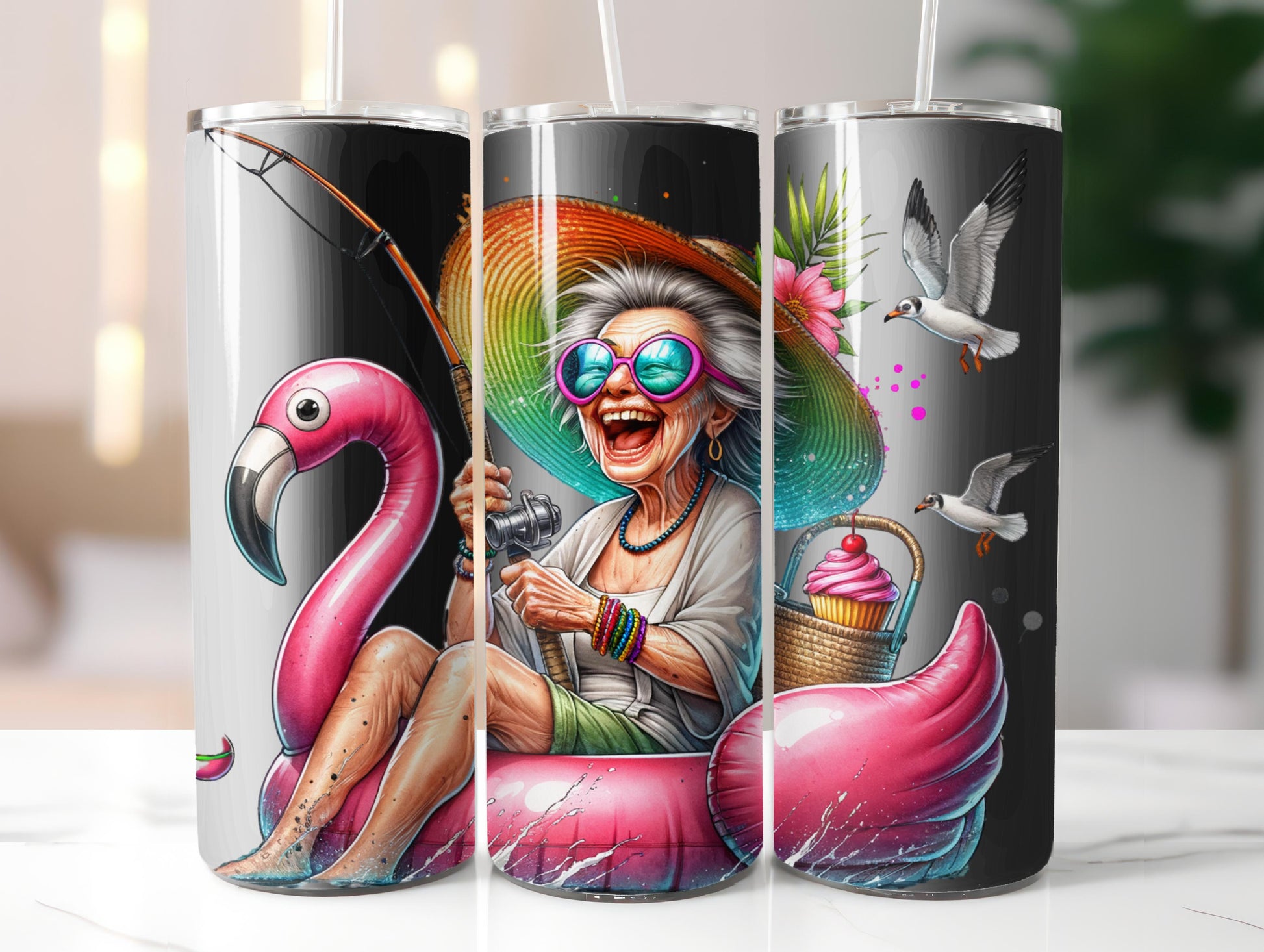 Funny Old Ladies Tumbler Wrap - CraftNest - Digital Crafting and Art