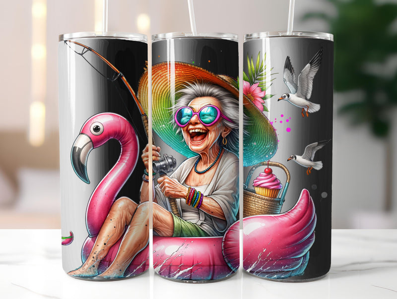 Funny Old Ladies Tumbler Wrap - CraftNest - Digital Crafting and Art