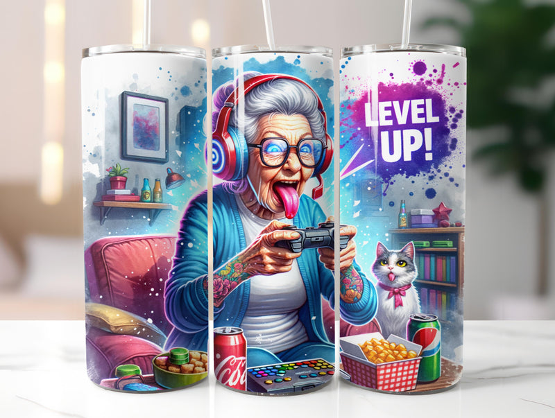 Funny Old Ladies Tumbler Wrap - CraftNest - Digital Crafting and Art