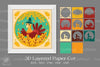 Thanksgiving Turkey Layered Paper Cut Clipart Bundle