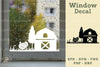 Turkeys on the Farm Window Decal Clipart Bundle