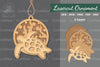 Turtle Laser Cut Ornament SVG Bundle