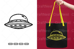 UFO Outer Space Clipart Bundle - CraftNest - Digital Crafting and Art