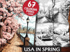 USA in Spring Coloring Books