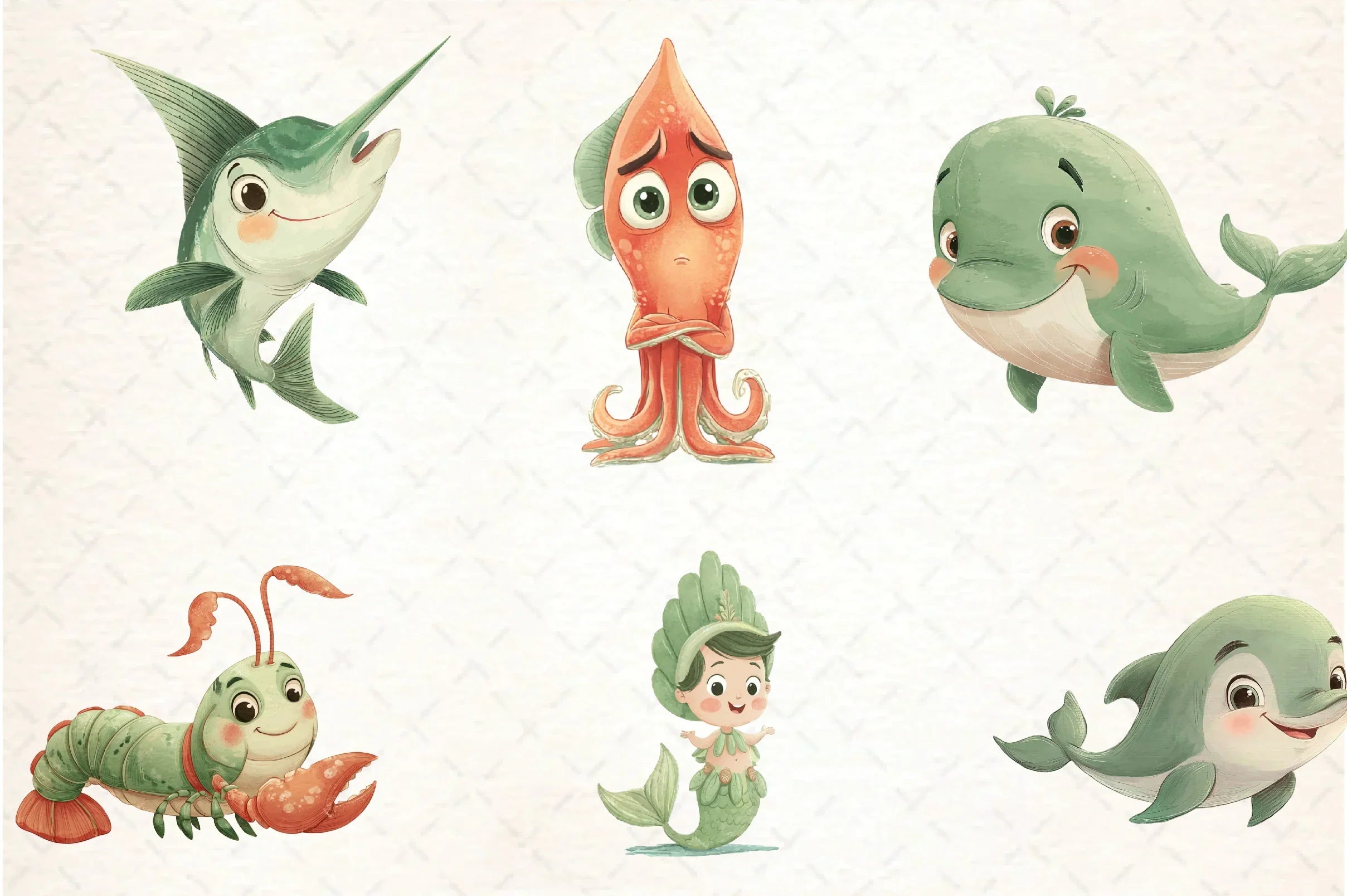Under the Sea Clipart Bundle - CraftNest - Digital Crafting and Art