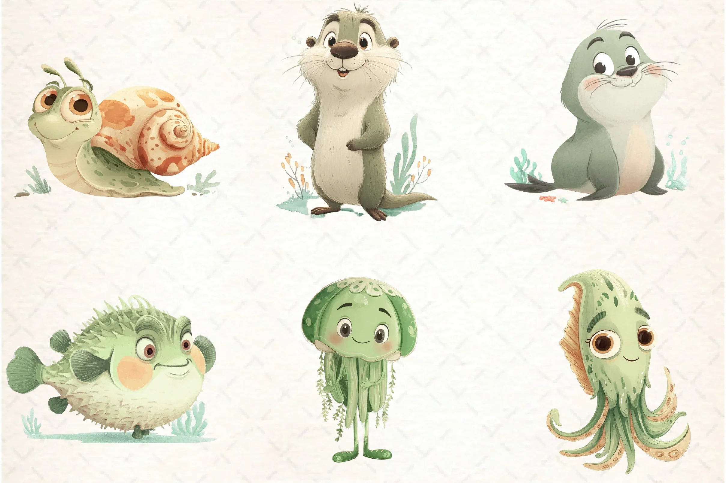 Under the Sea Clipart Bundle - CraftNest - Digital Crafting and Art