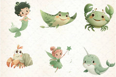 Under the Sea Clipart Bundle - CraftNest - Digital Crafting and Art