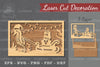 Underwater Christmas Scene Laser Cut Decoration Clipart Bundle
