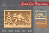 Underwater Christmas Scene Laser Cut Decoration Clipart Bundle