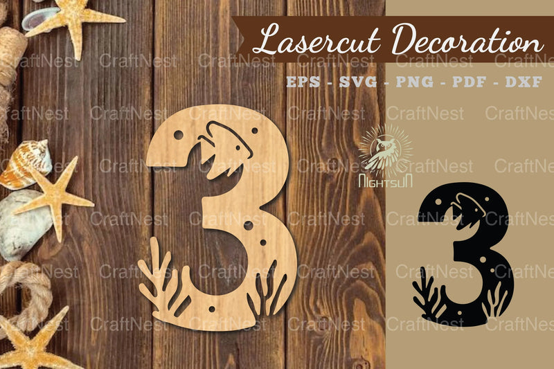 Underwater Tre Lasercut Decoration Clipart Bundle - CraftNest - Digital Crafting and Art