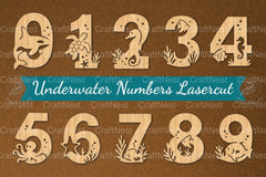 Underwater Numbers Clipart Bundle - CraftNest - Digital Crafting and Art