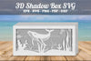 Underwater Scene 3D Shadow Box Template Bundle