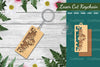 Underwater Scene Laser Cut Keychain Design Bundle