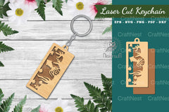 Underwater Scene Laser Cut Keychain Design Bundle - CraftNest - Digital Crafting and Art