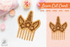 Unicorn Laser Cut Comb SVG Bundle